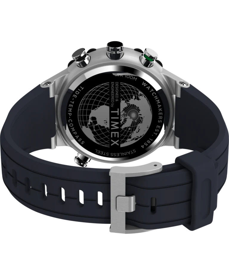 Expedition Tide-Temp-Compass 45mm Silicone Strap Watch