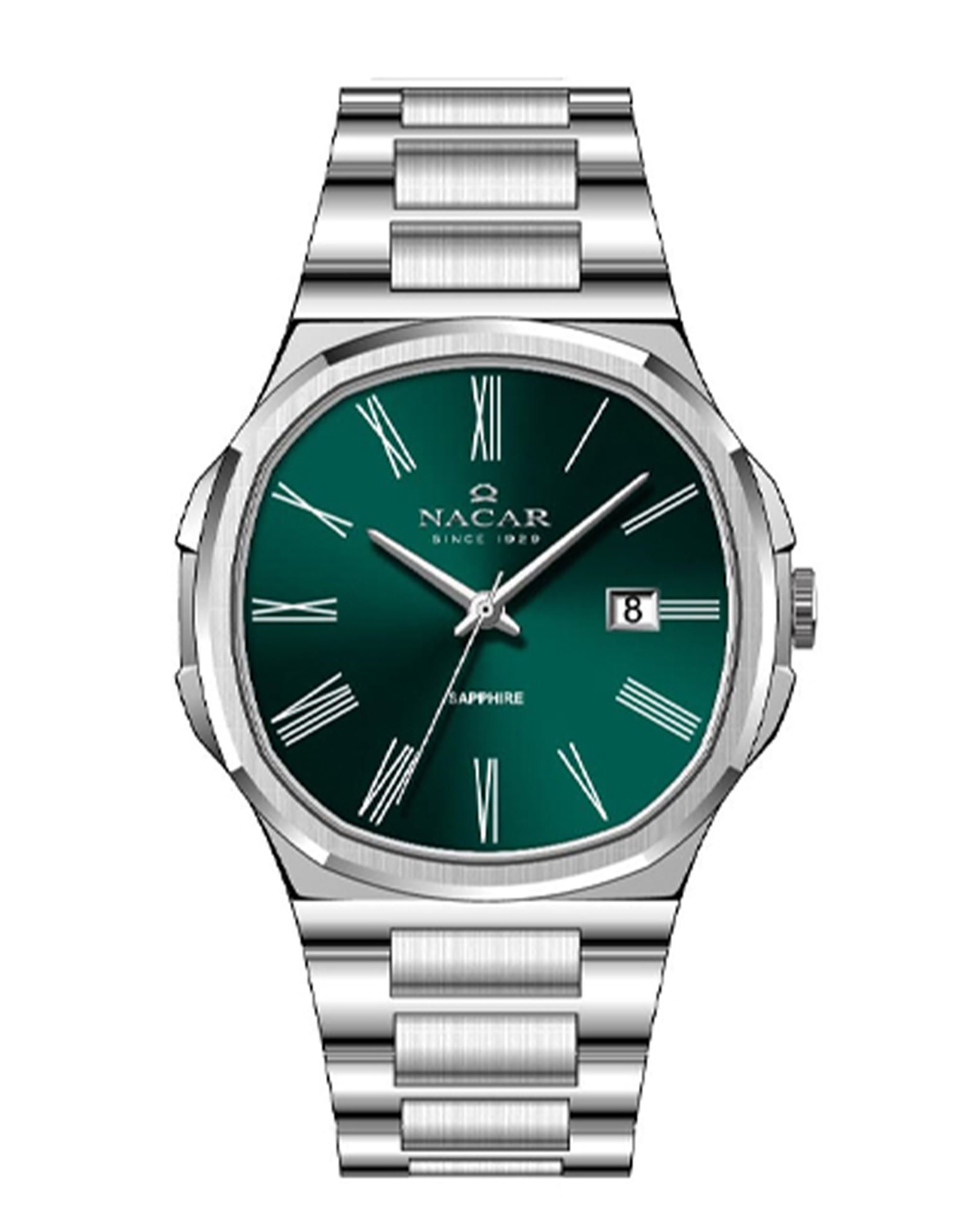 STEEL METAL BAND MEN'S WRIST WATCH