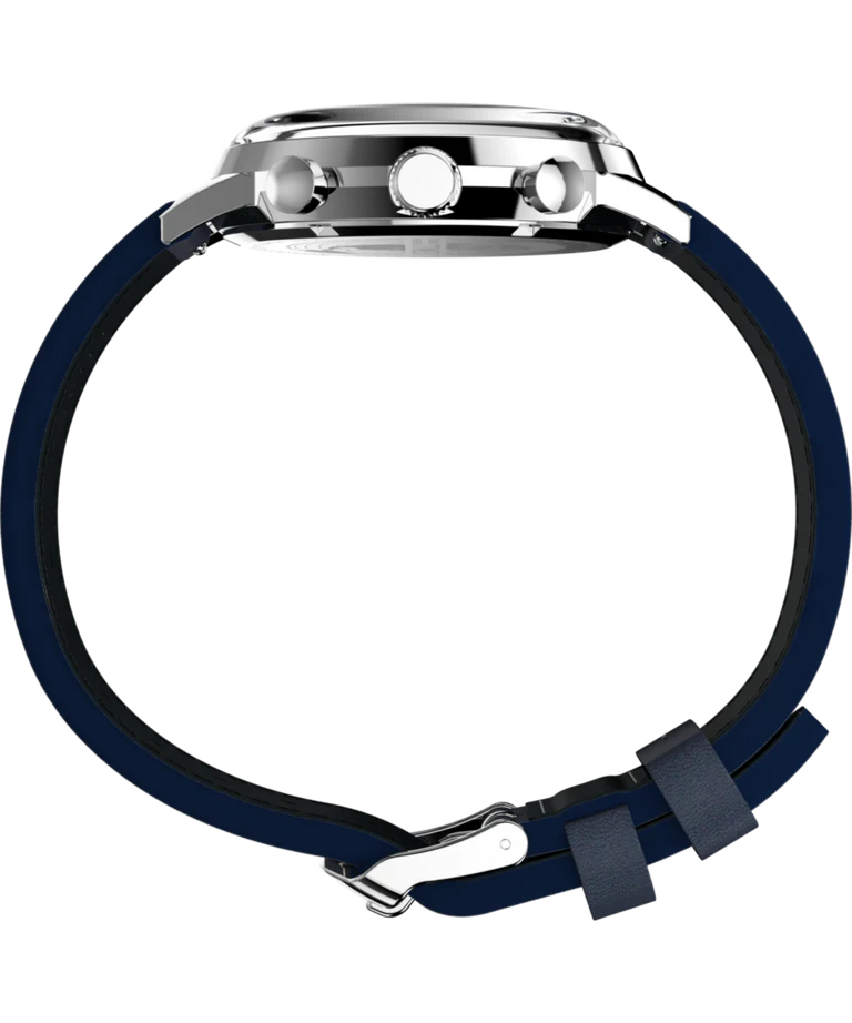 Marlin® Chronograph Tachymeter 40mm Leather Strap Watch