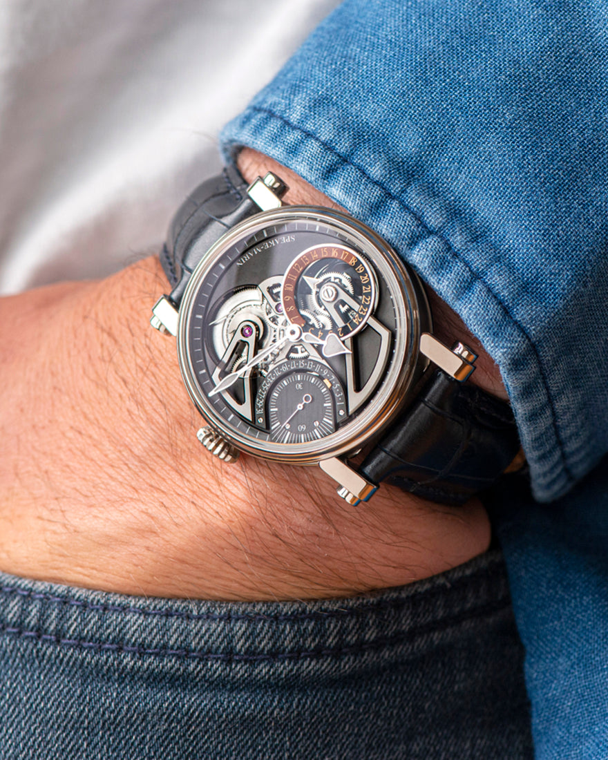 OPENWORKED DUAL TIME TITANIUM