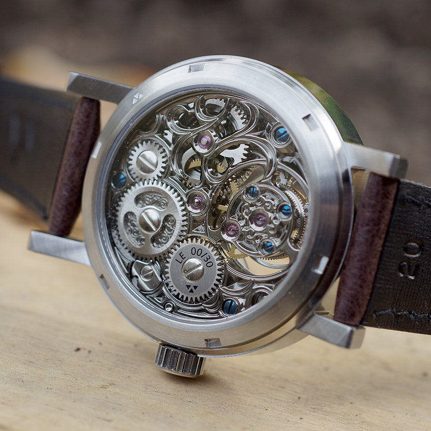 THE NUMERIC CLASSIC GMT SKELETON TOURBILLON LIMITED EDITION, 41MM