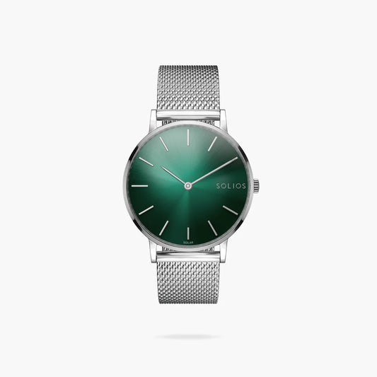 The Rainforest Classic
Emerald Green Dial - Silver Case