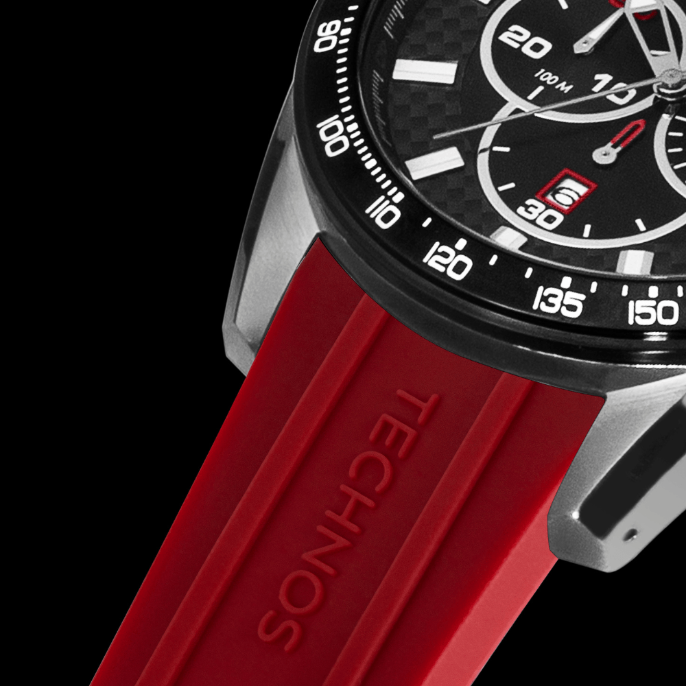 Technos Men's Watch Ts Carbon Graphite