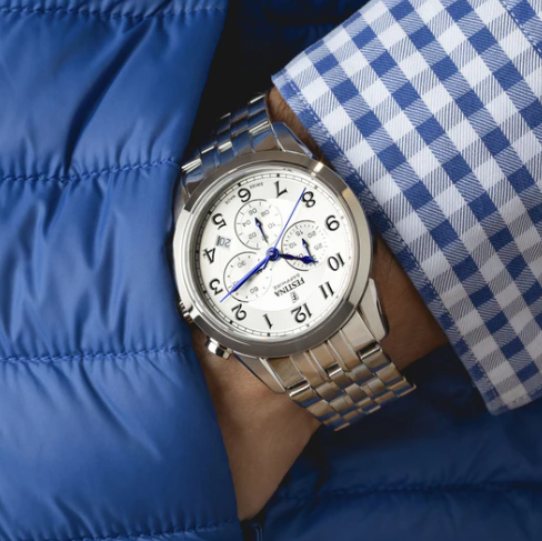 Festina Swiss Made Stainless Steel Chronograph Mens Watch I Model F20040/1