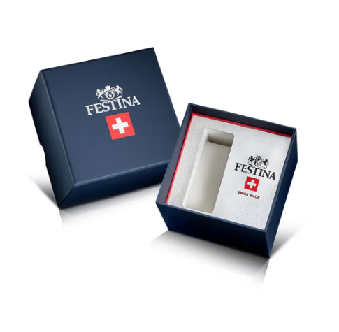 Festina Swiss Made Rive Stainless Steel Analog Mens Watch I Model F20057/1