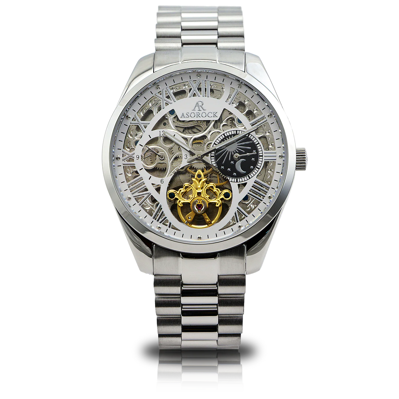 SILVER/WHITE VILLA AUTOMATIC TOURBILLON