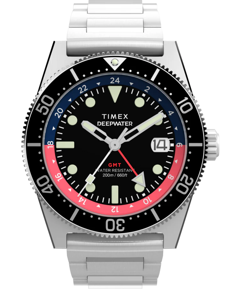 Deepwater Reef 200 GMT 41mm Stainless Steel Bracelet Watch