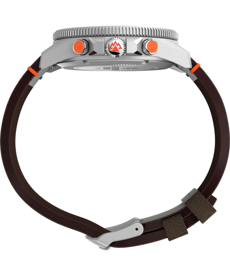 43mm Eco-Friendly Leather Strap Watch