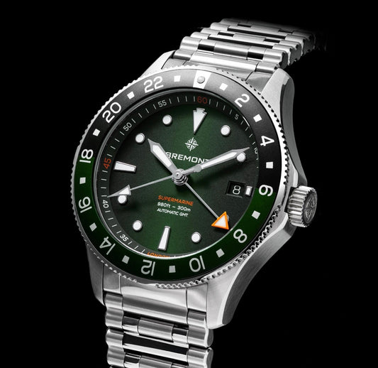 SUPERMARINE 300M GMT, 'TUNDRA' GREEN