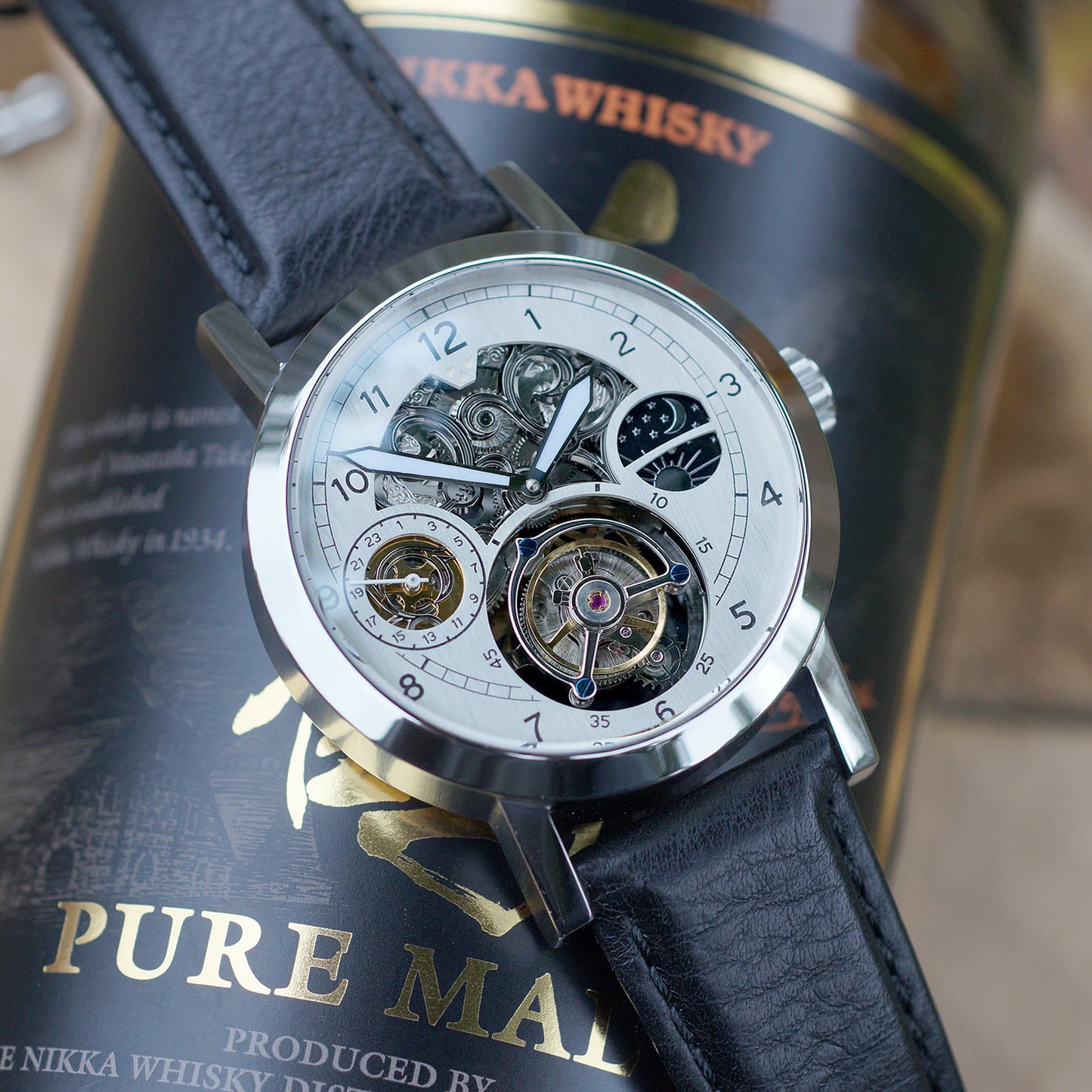 THE NUMERIC CLASSIC GMT SKELETON TOURBILLON LIMITED EDITION, 44MM