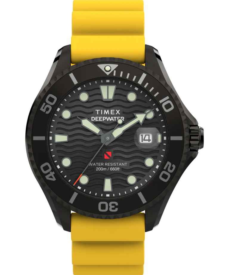 Deepwater Meridian 200 44mm Synthetic Rubber Strap Watch