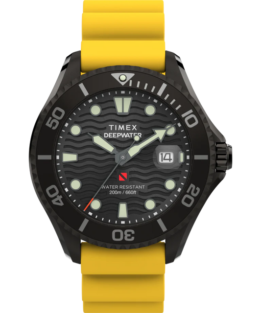 Deepwater Meridian 200 44mm Synthetic Rubber Strap Watch