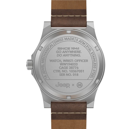 41MM WILLYS SSGPM
JEEP® X MARATHON, TYPE II - OFFICER'S MECHANICAL