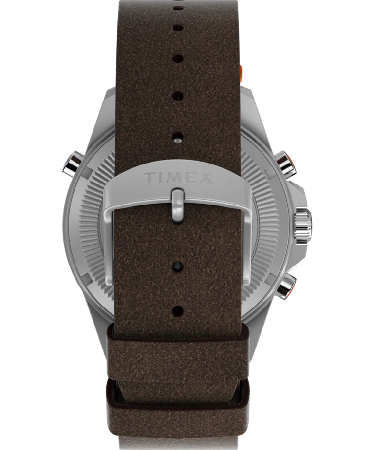 43mm Eco-Friendly Leather Strap Watch