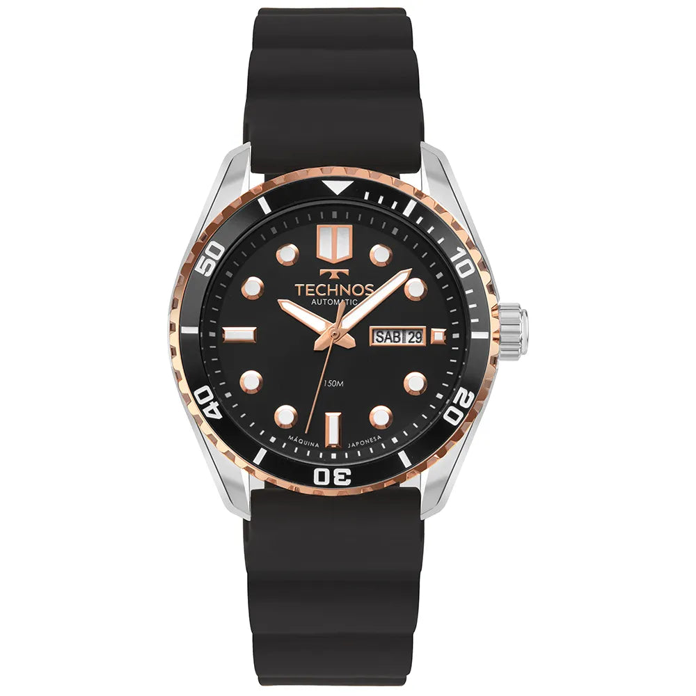 Technos Men's Automatic Bicolor Watch