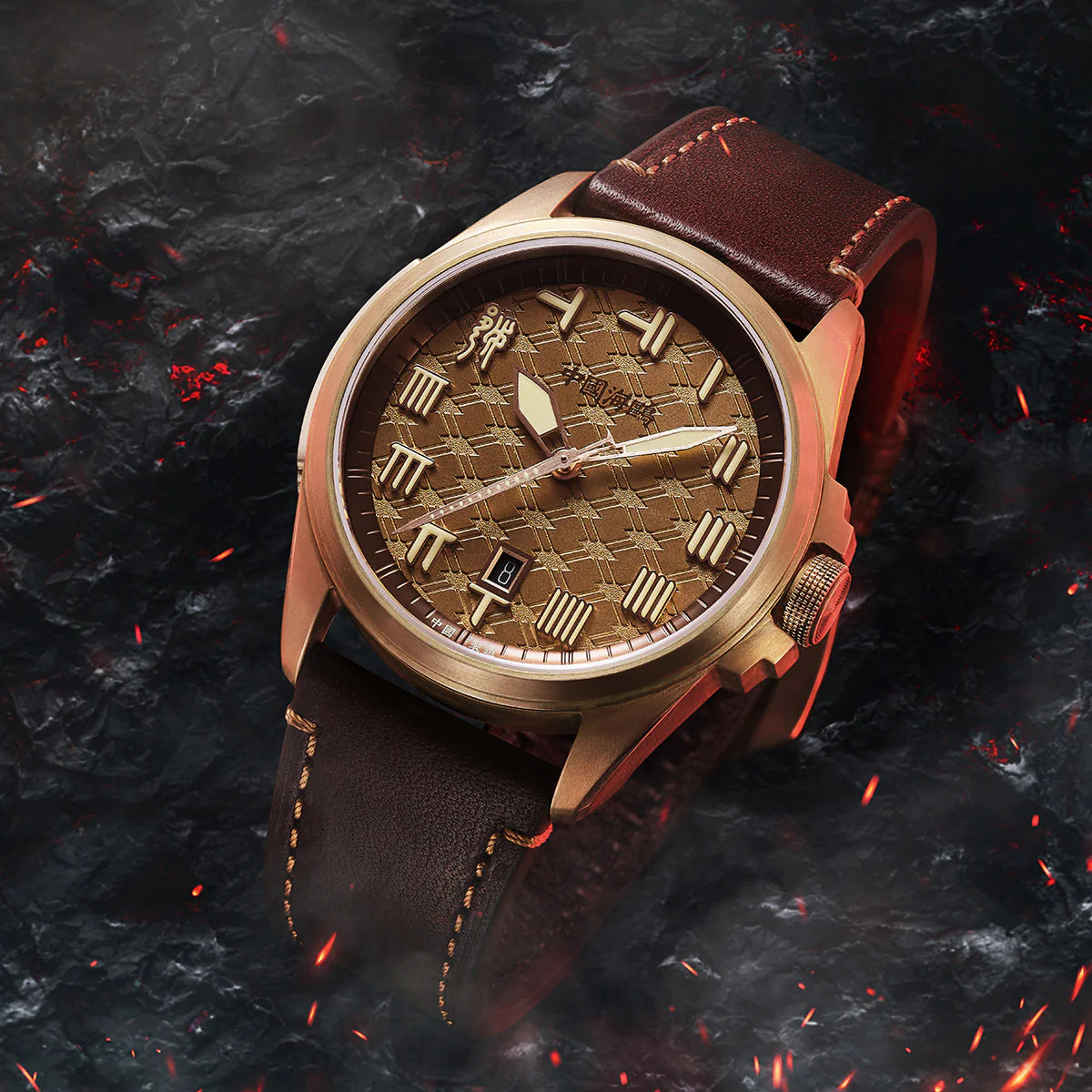 King Goujian Gift Box Edition| Luminous | Bronze | Calendar | 43.5mm