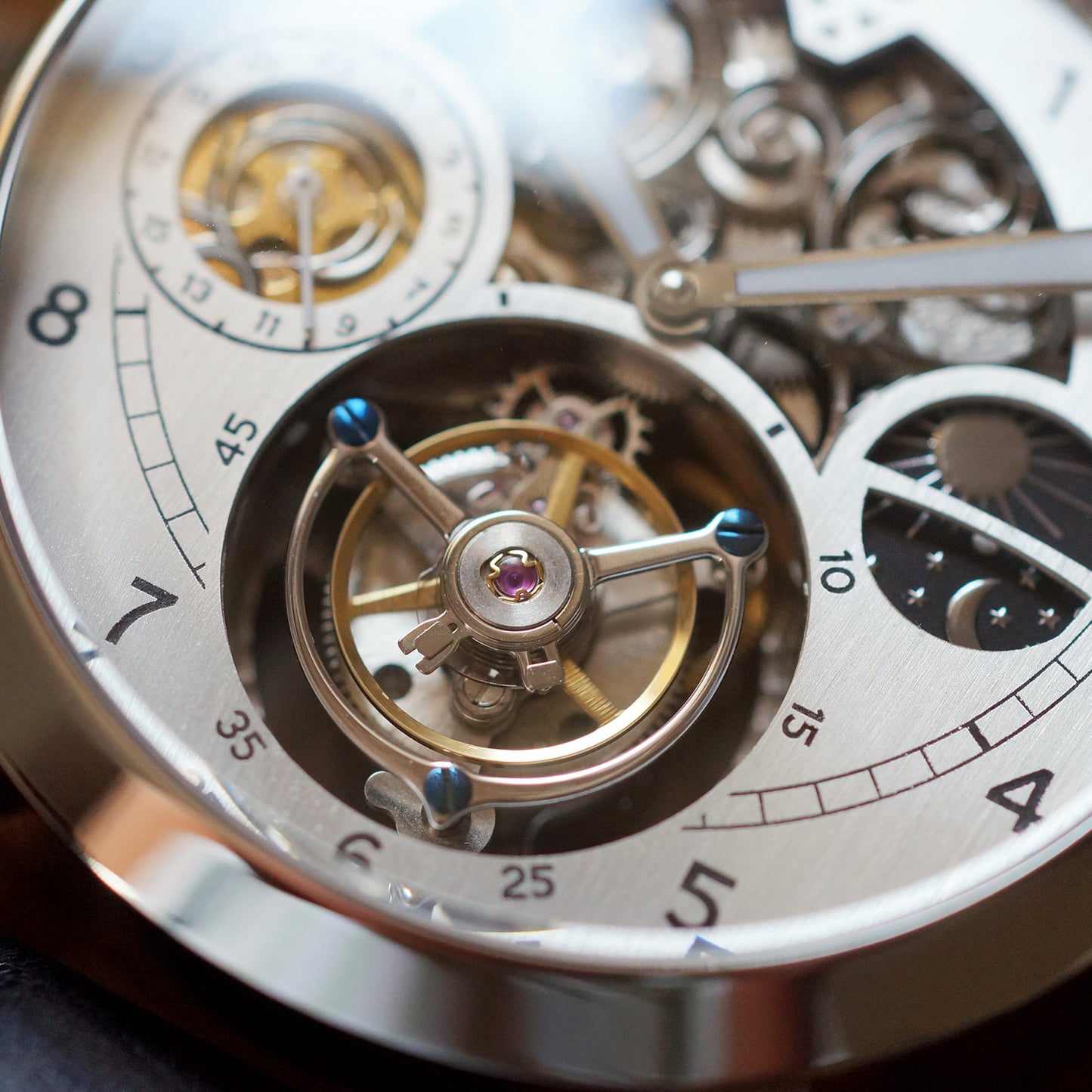 THE NUMERIC CLASSIC GMT SKELETON TOURBILLON LIMITED EDITION, 44MM