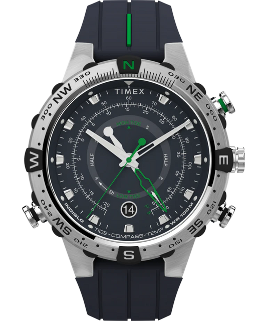 Expedition Tide-Temp-Compass 45mm Silicone Strap Watch
