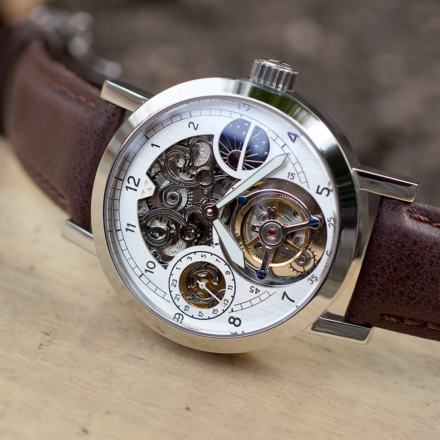 THE NUMERIC CLASSIC GMT SKELETON TOURBILLON LIMITED EDITION, 41MM