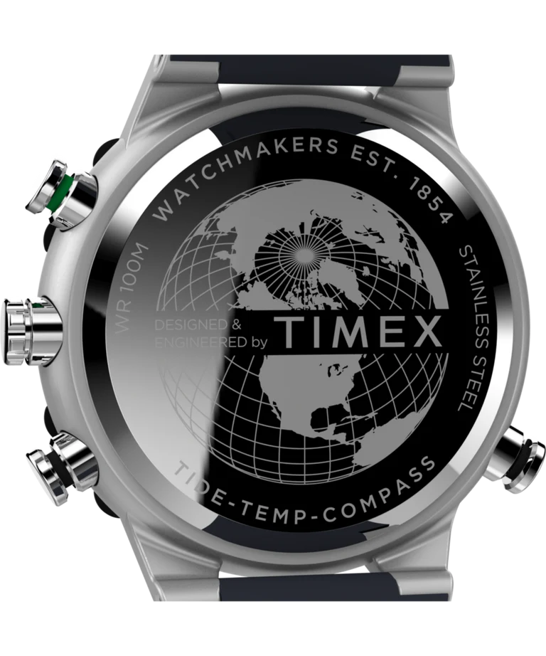 Expedition Tide-Temp-Compass 45mm Silicone Strap Watch