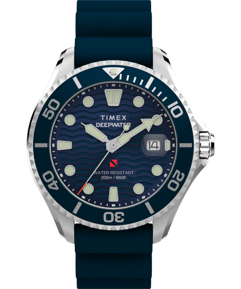 Deepwater Meridian 200 44mm Synthetic Rubber Strap Watch