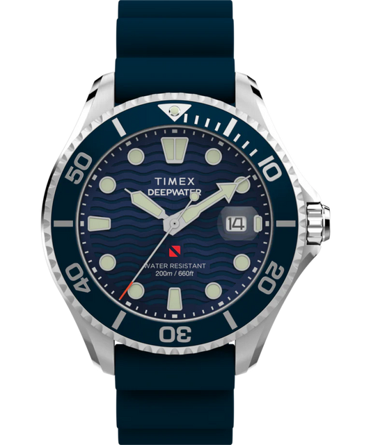 Deepwater Meridian 200 44mm Synthetic Rubber Strap Watch