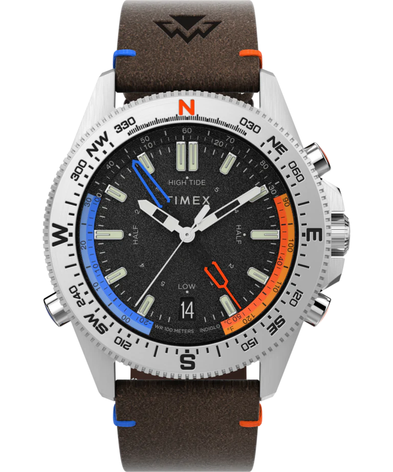 43mm Eco-Friendly Leather Strap Watch