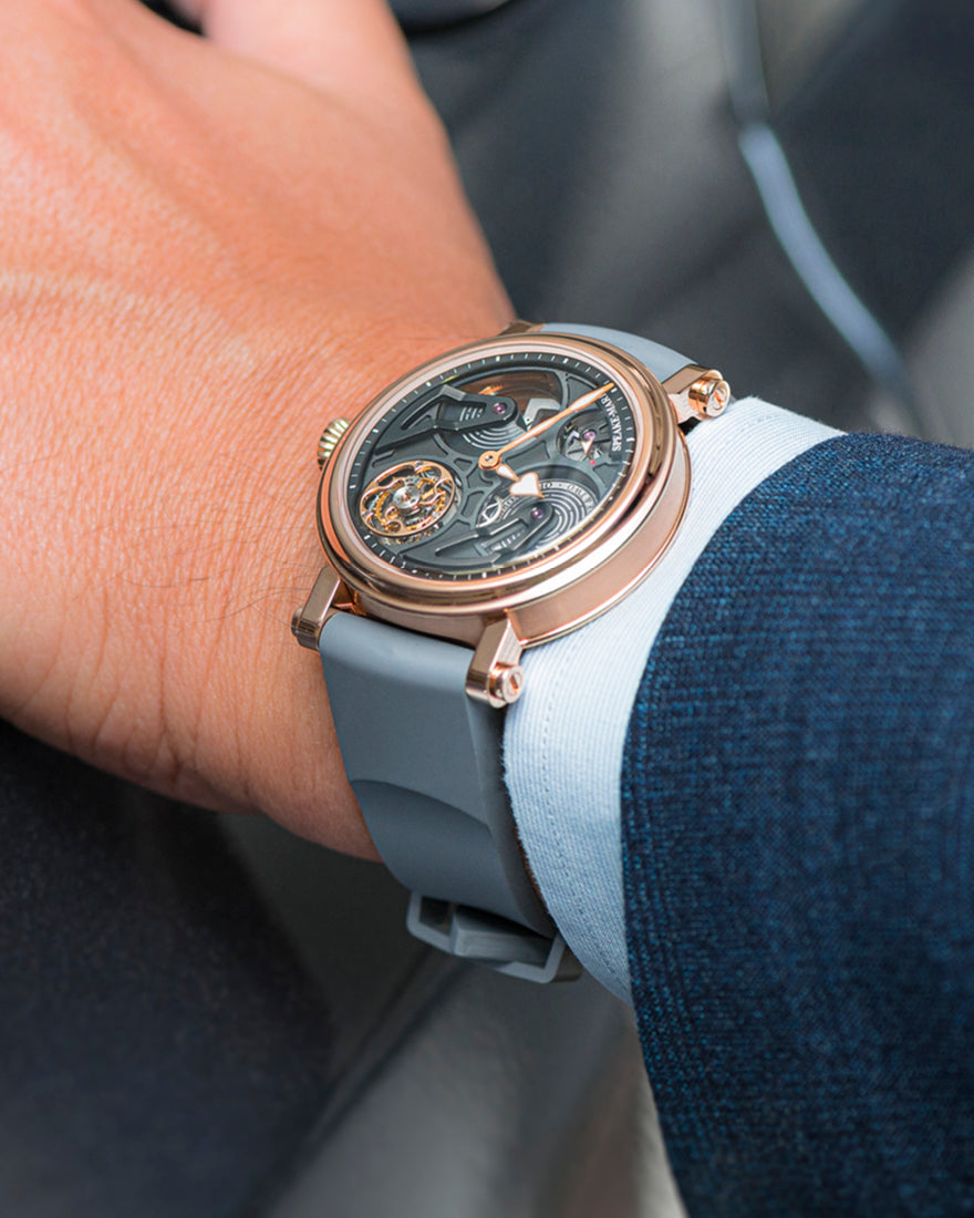 OPENWORKED TOURBILLON RED GOLD