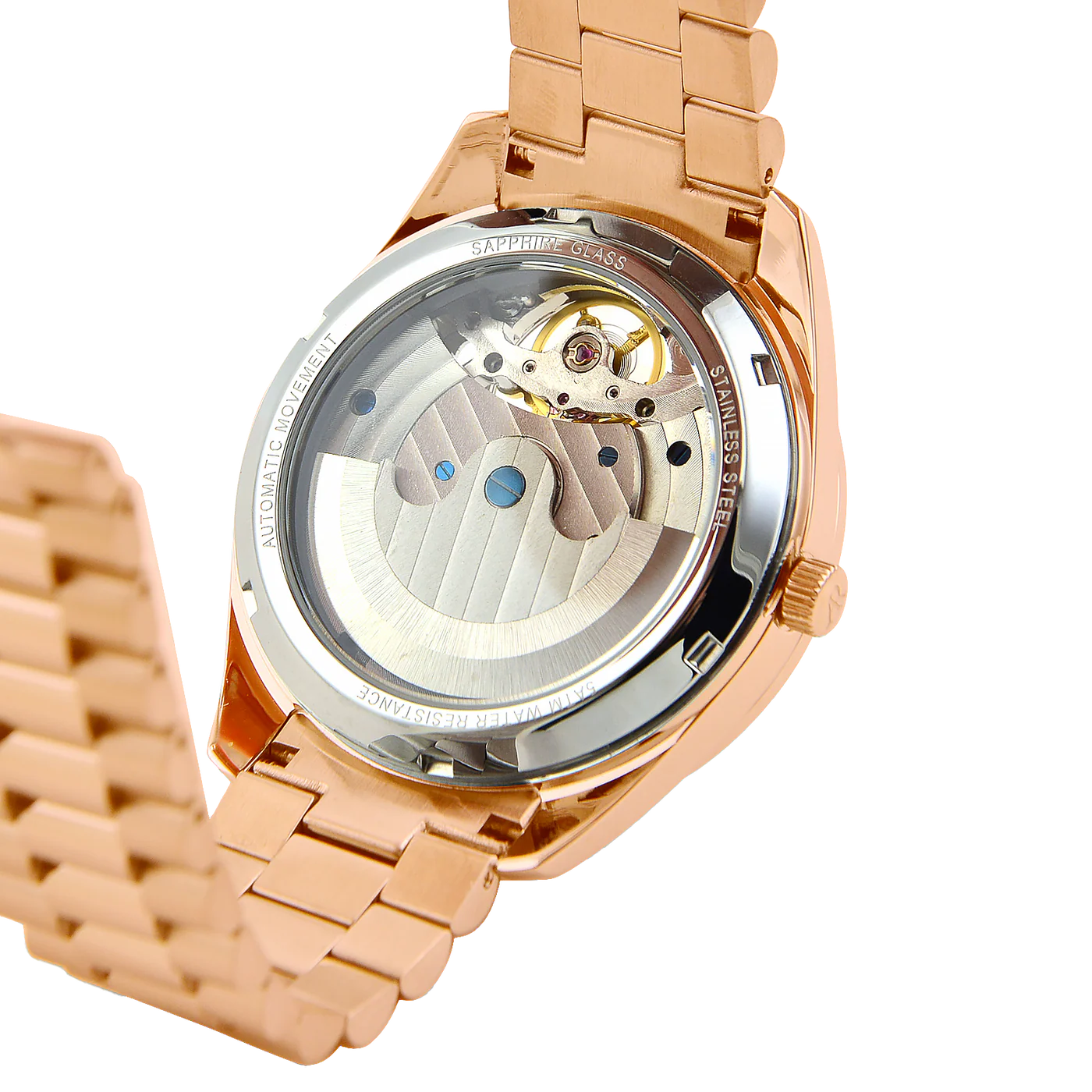 ROSEGOLD/BLACK VILLA AUTOMATIC TOURBILLON
