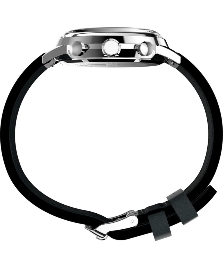 Marlin® Chronograph Tachymeter 40mm Leather Strap Watch