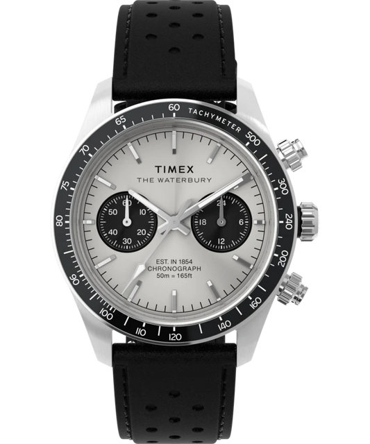 Waterbury Heritage Chronograph 39mm Stainless Steel Bracelet Watch