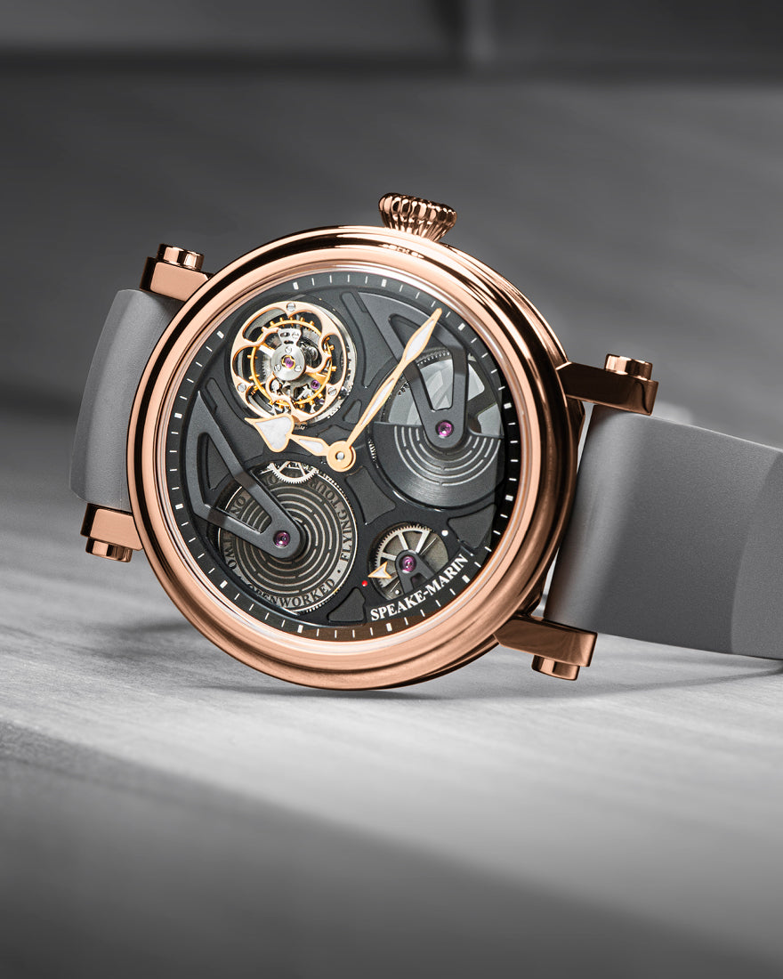 OPENWORKED TOURBILLON RED GOLD