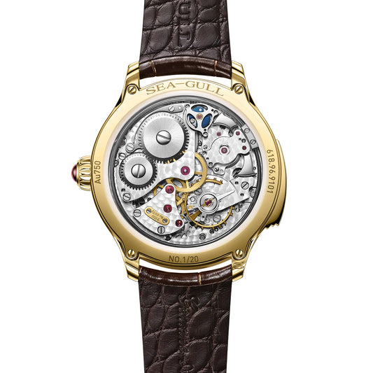 Tourbillon | Three-Legged Golden Crow | Minute Repeater | Gold-Carved | Automaton | 46mm