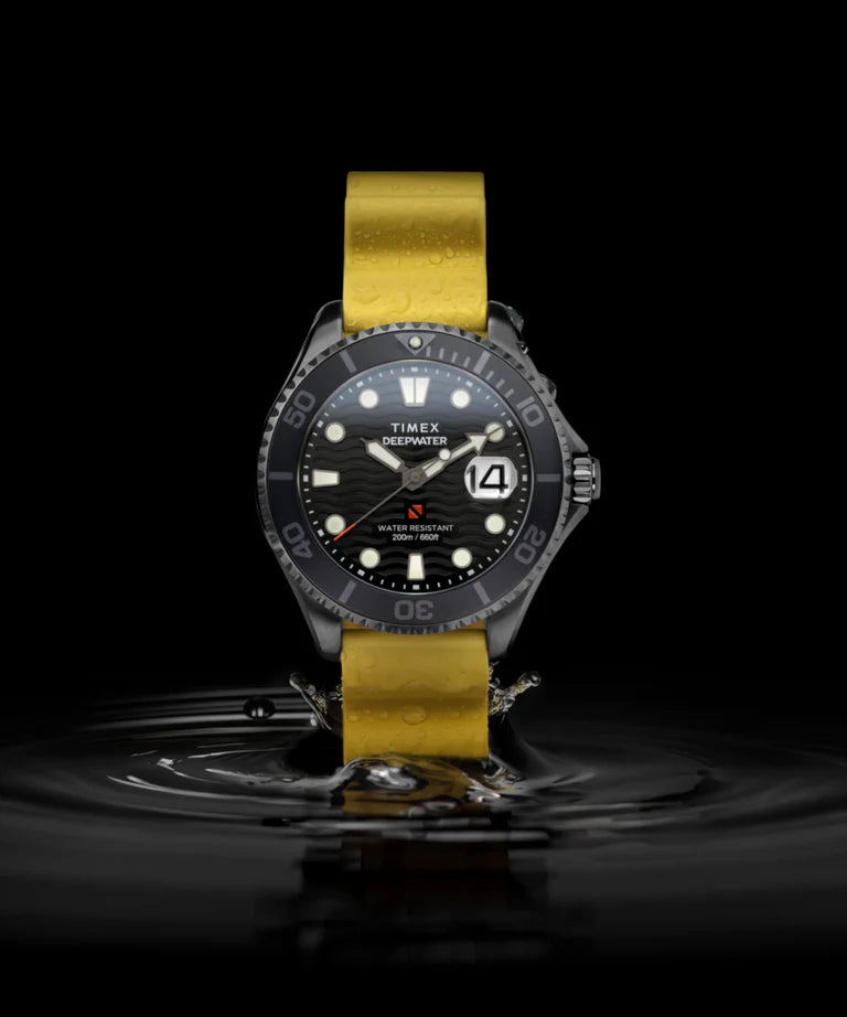 Deepwater Meridian 200 44mm Synthetic Rubber Strap Watch