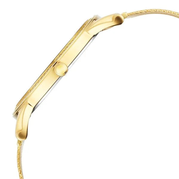 Titan Nebula Vintage Samrat 18k Gold Analog Milanese Strap with Diamonds Watch for Men