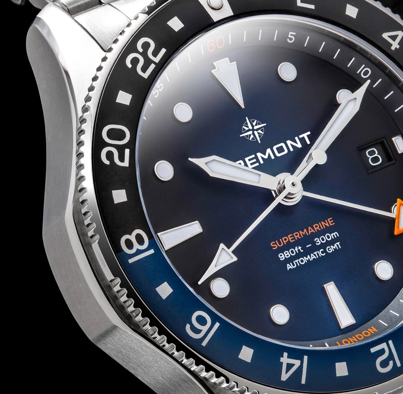 SUPERMARINE 300M GMT, 'GLACIER' BLUE