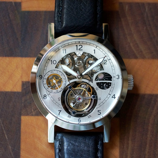 THE NUMERIC CLASSIC GMT SKELETON TOURBILLON LIMITED EDITION, 44MM