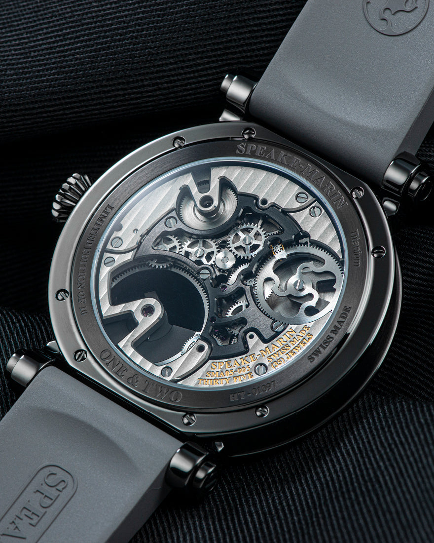 OPENWORKED TOURBILLON BLACK DLC