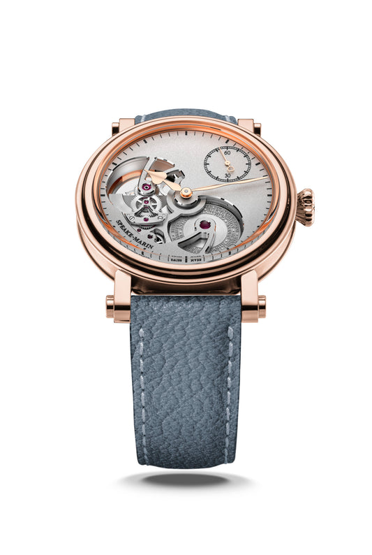 OPENWORKED SANDBLASTED RED GOLD