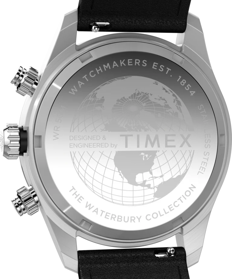 Waterbury Heritage Chronograph 39mm Stainless Steel Bracelet Watch