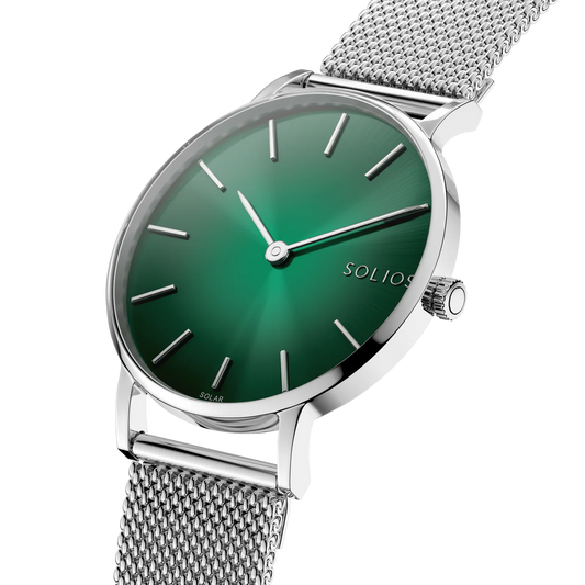 The Rainforest Classic
Emerald Green Dial - Silver Case