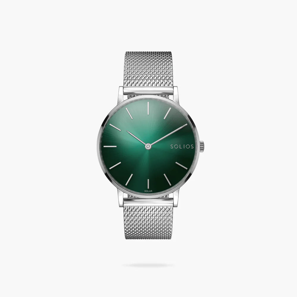 The Rainforest Classic
Emerald Green Dial - Silver Case