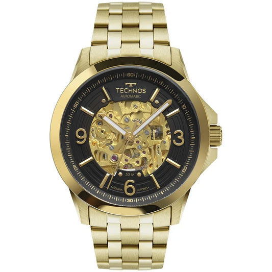 Technos Golden Automatic Men's Watch