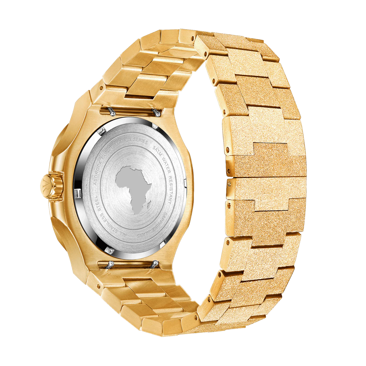 GOLD/BLACK FROSTED STARDUST CONSTELLATION DAY DATE