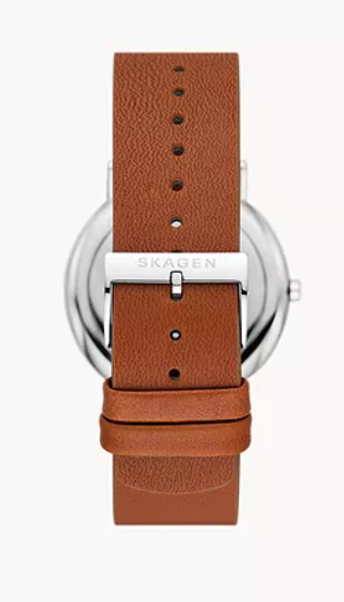 Signatur Three-Hand Luggage Leather Watch