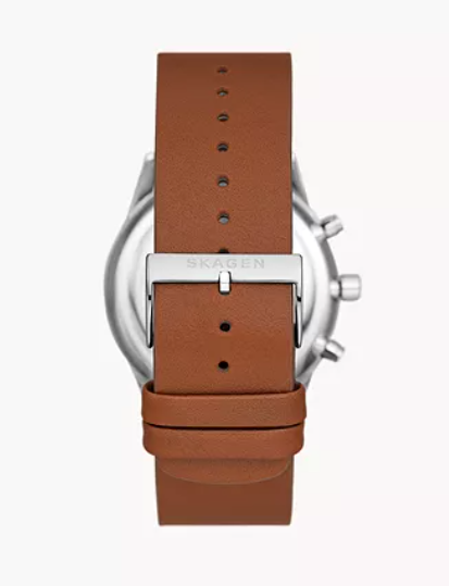 Holst Chronograph Luggage Leather Watch