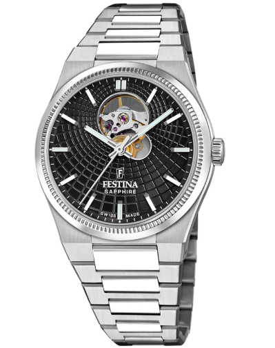 Festina Swiss Made Rive Stainless Steel Analog Mens Watch I Model F20053/4