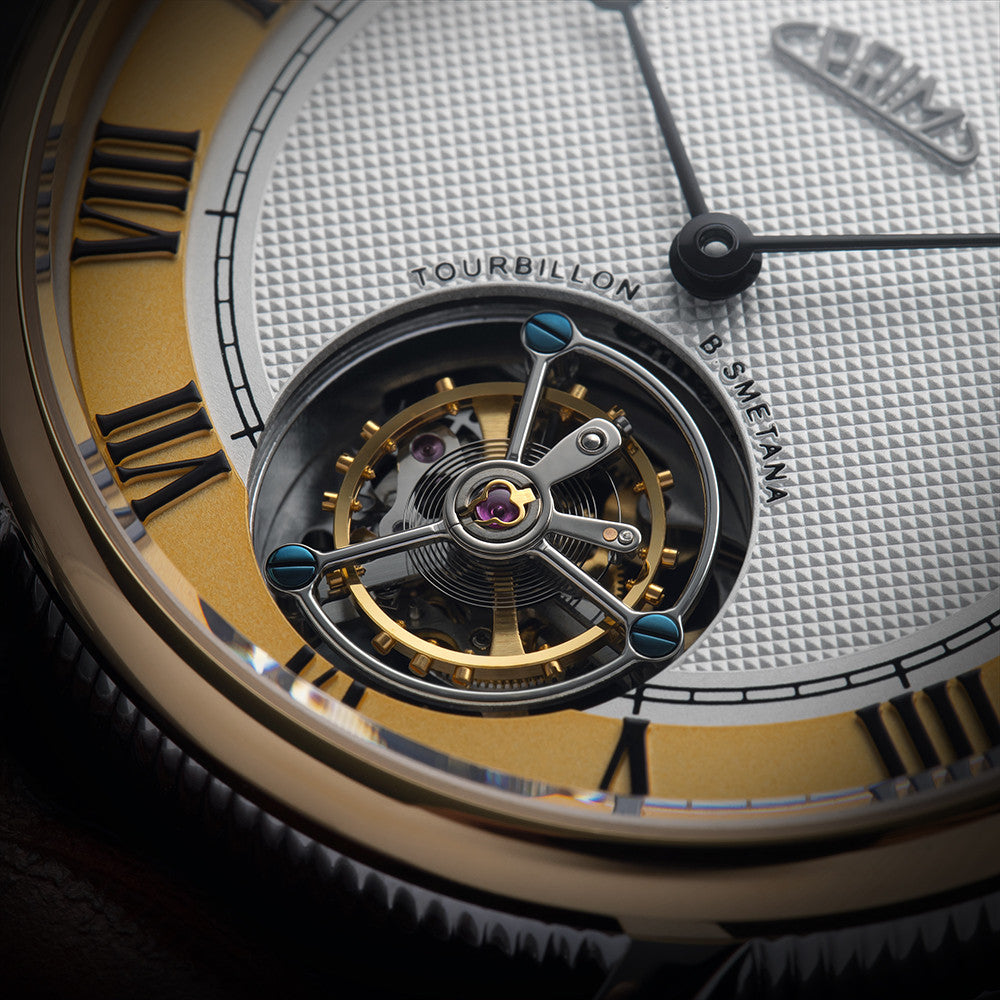 Limited edition PRIM Tourbillon Bedřich Smetana Gold
